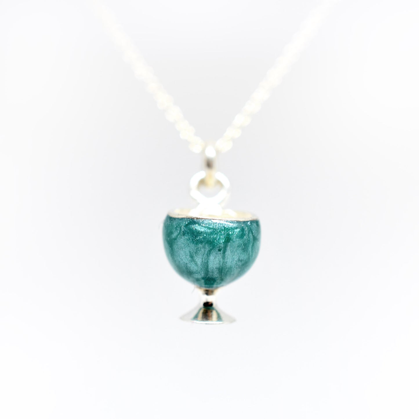 Enamel Wine Glass Necklace